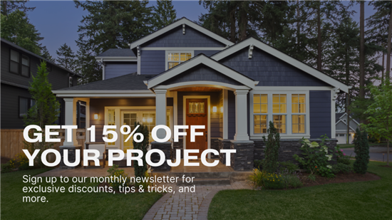 Sign Up for Our Newsletter and Receive an Exclusive Discount - 15% Off