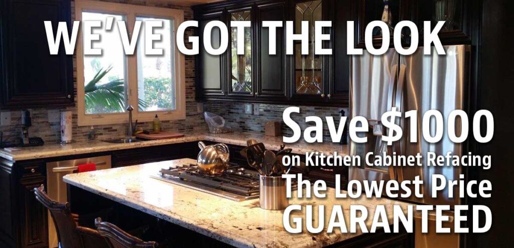 Save $1000 on kitchen cabinet refacing
