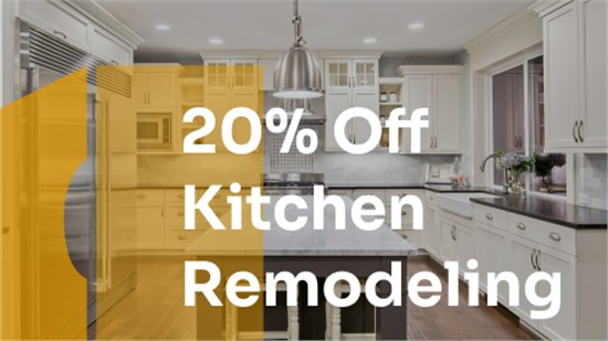 Get 20% Off Your Remodel
