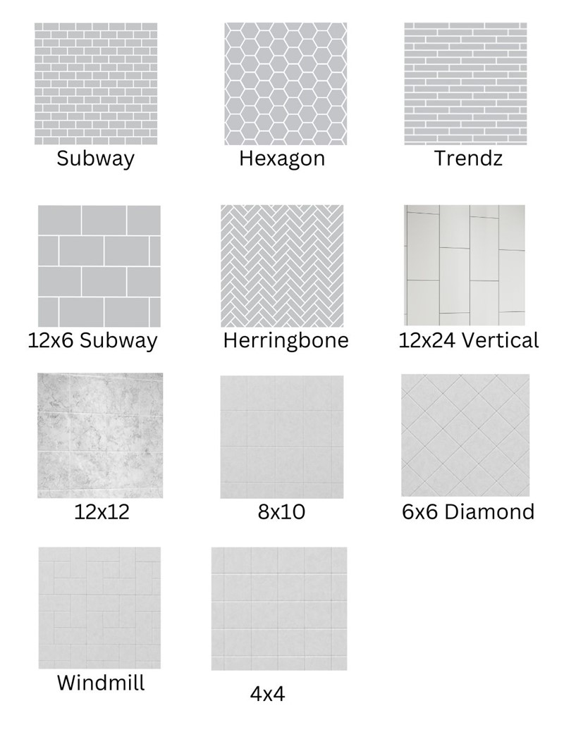 Shower Wall Patterns