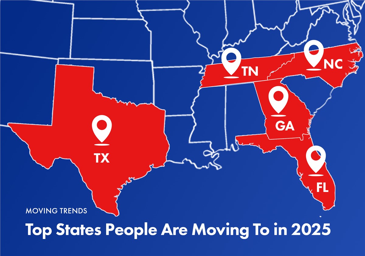 2025 Moving Trends: Where are people moving in 2025? 