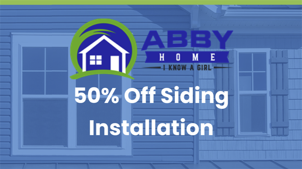 50% Off Siding Installation