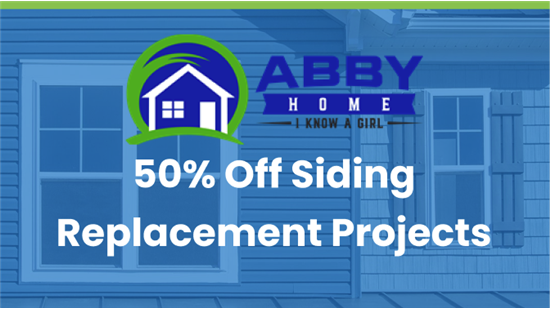50% Off Siding Replacement Projects