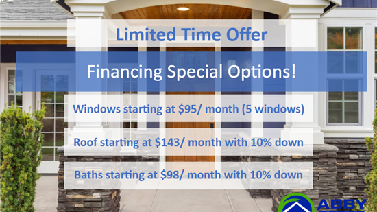Financing Special Options!