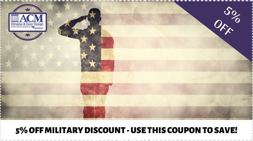 5% Off Military Discount!