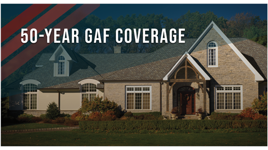 Affordable Roofing with 50-Year GAF Coverage
