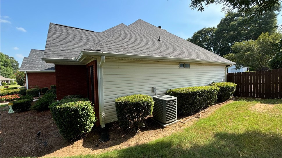 Gutters Project in Conyers, Georgia by Adamson Roofing Company
