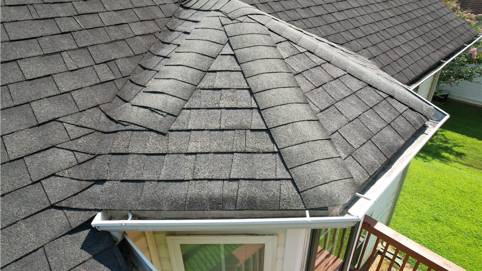 Gutters, Roofing Project in Rex, Georgia by Adamson Roofing Company