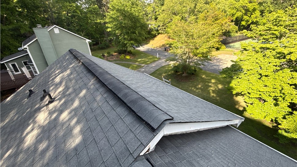Gutters, Roofing Project in Marietta, Georgia by Adamson Roofing Company