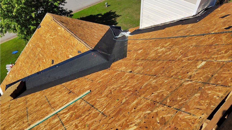 Gutters, Roofing Project in Rex, Georgia by Adamson Roofing Company