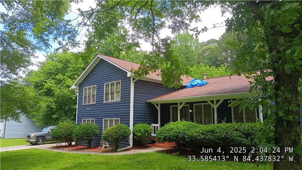 Roofing Project in Riverdale, Georgia by Adamson Roofing Company