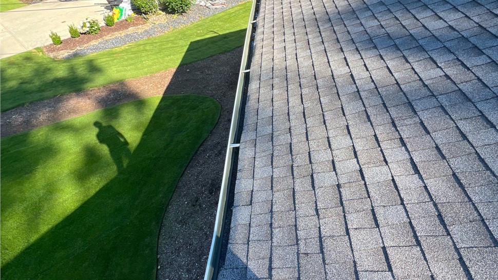 Gutters, Roofing Project in Atlanta, Georgia by Adamson Roofing Company
