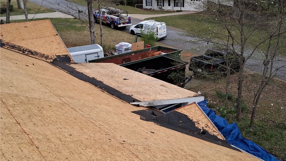 Roofing Project in Woodstock, Georgia by Adamson Roofing Company