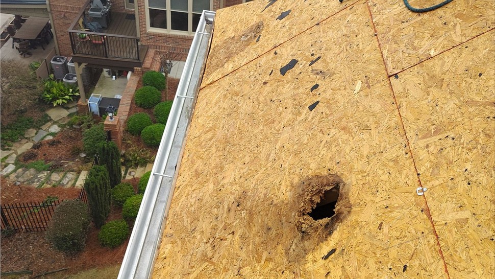 Gutters, Roofing Project in Acworth, Georgia by Adamson Roofing Company