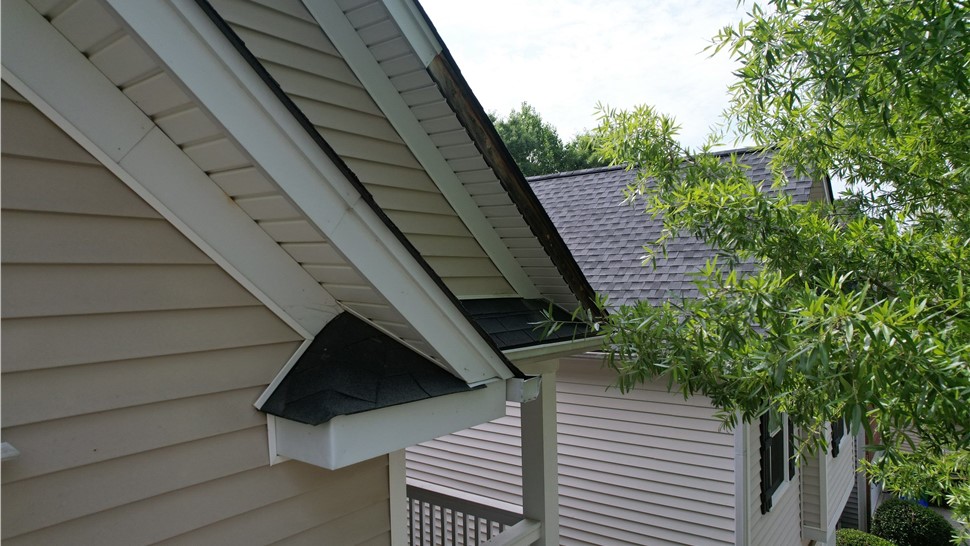 Gutters, Roofing Project in Lithonia, Georgia by Adamson Roofing Company