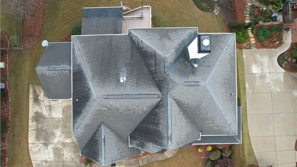 Gutters, Roofing Project in Acworth, Georgia by Adamson Roofing Company