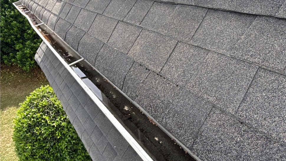 Gutters, Roofing Project in Mableton, Georgia by Adamson Roofing Company