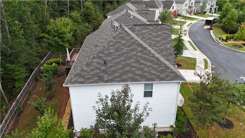 Gutters, Roofing, Storm Damage Project in Smyrna, Georgia by Adamson Roofing Company