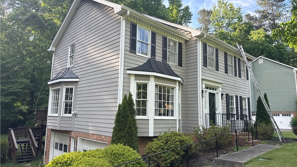 Gutters, Roofing Project in Marietta, Georgia by Adamson Roofing Company