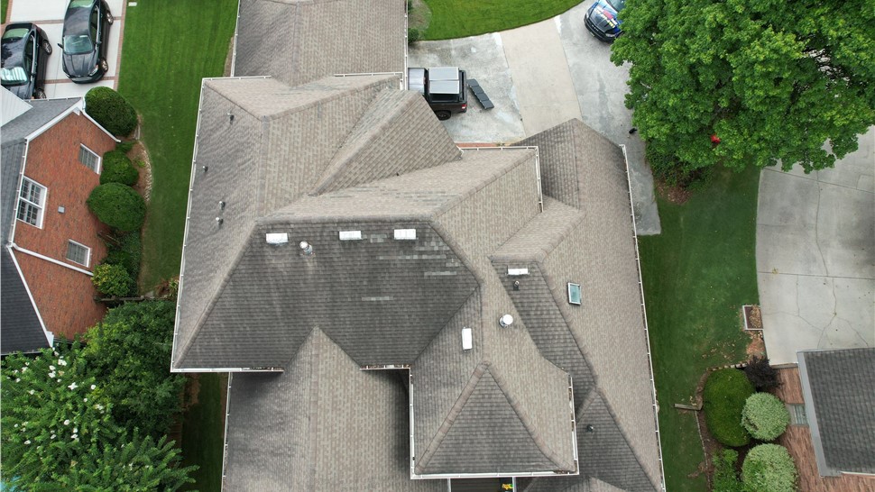 Gutters, Roofing Project in Smyrna, Georgia by Adamson Roofing Company