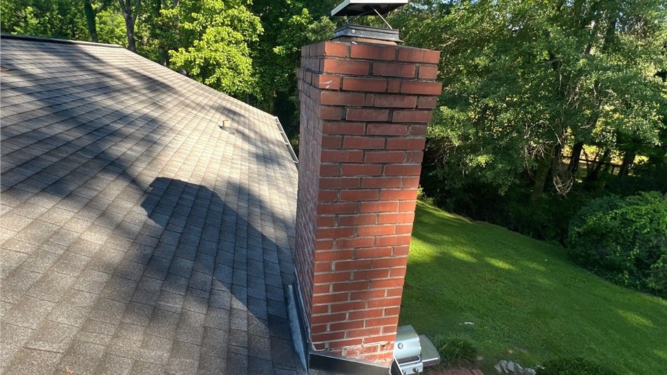 Gutters, Roofing Project in Atlanta, Georgia by Adamson Roofing Company
