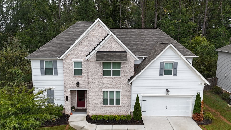 Gutters, Roofing, Storm Damage Project in Smyrna, Georgia by Adamson Roofing Company