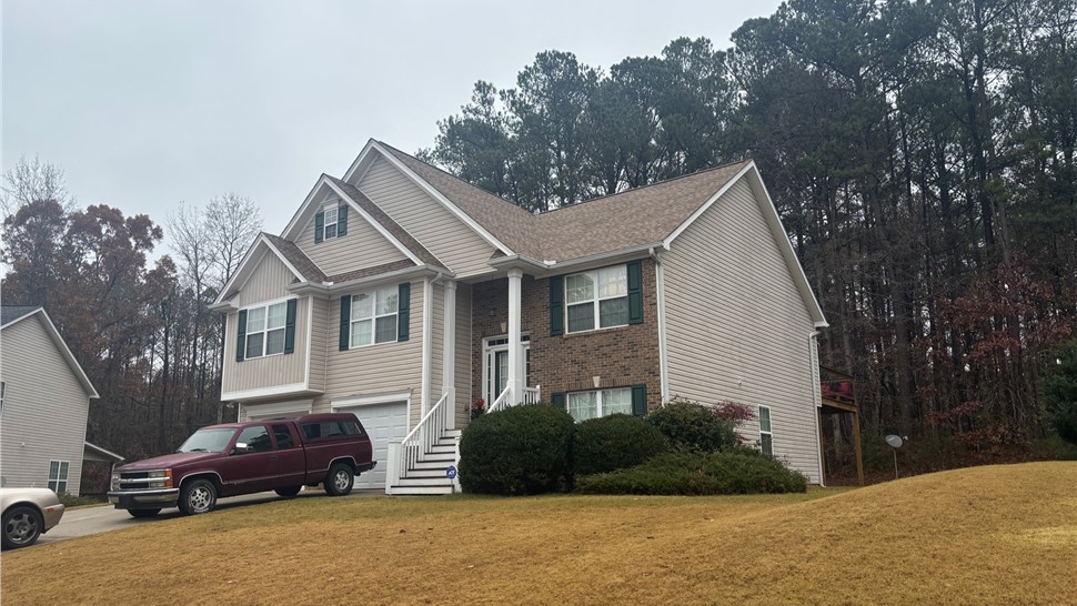 Roofing Project in Dallas, Georgia by Adamson Roofing Company