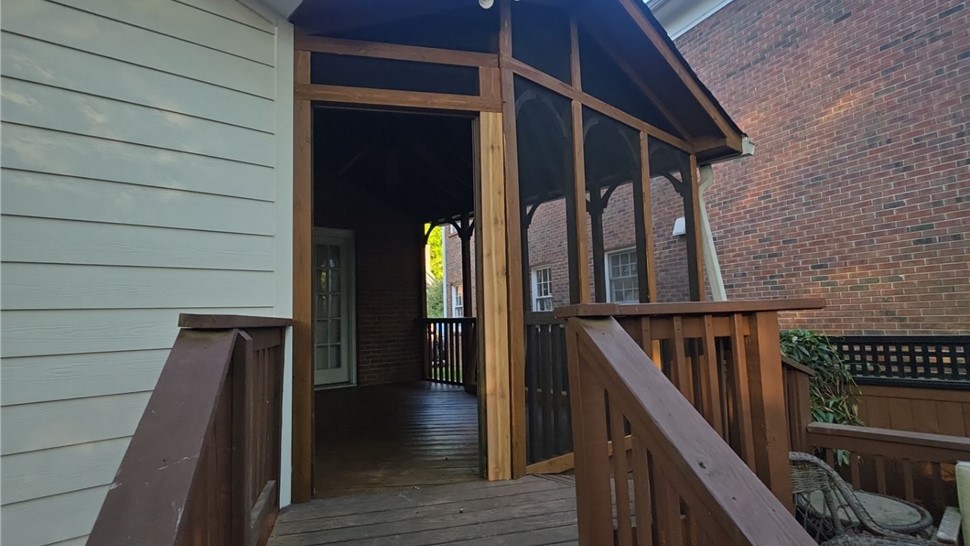 Screened-in Porches Project in Decatur, Georgia by Adamson Roofing Company