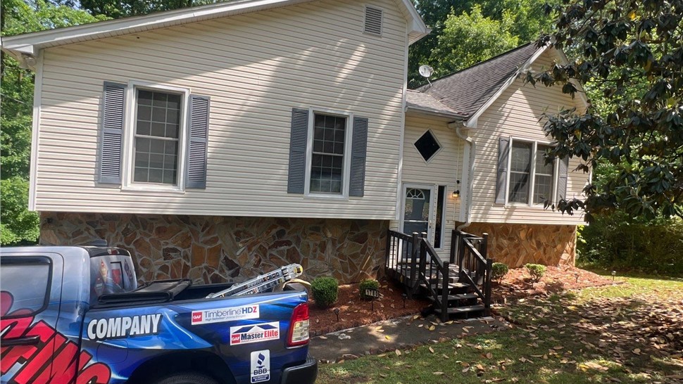 Decks, Roofing, Siding Project in Douglasville, Georgia by Adamson Roofing Company