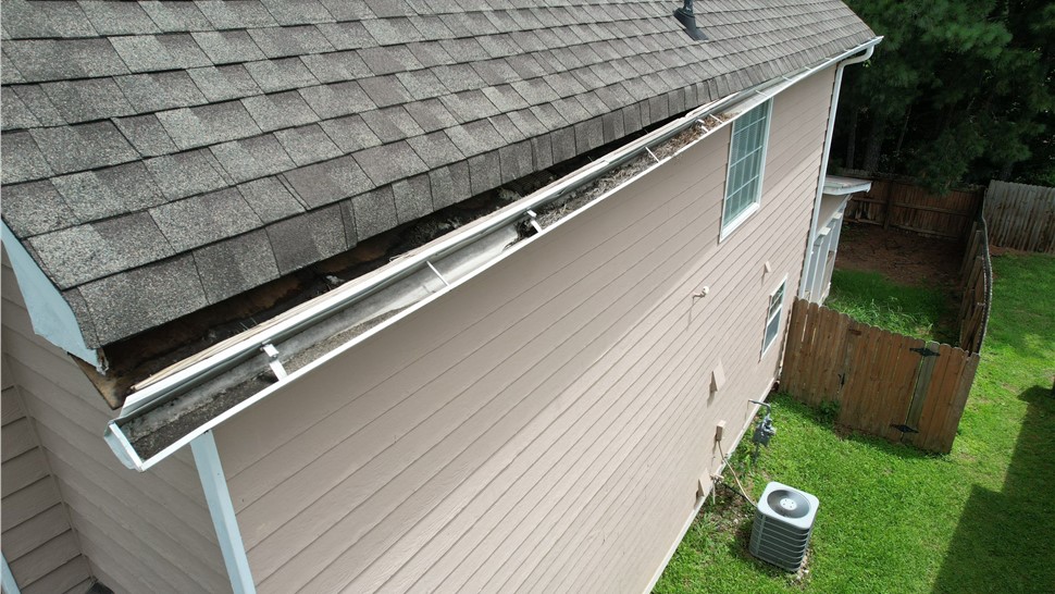 Gutters, Roofing Project in Lawrenceville, Georgia by Adamson Roofing Company