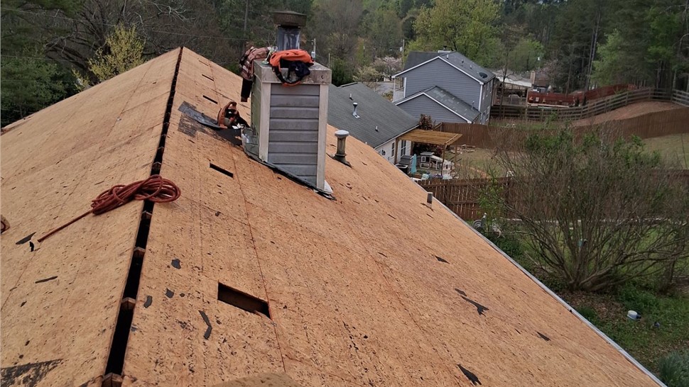 Roofing Project in Woodstock, Georgia by Adamson Roofing Company