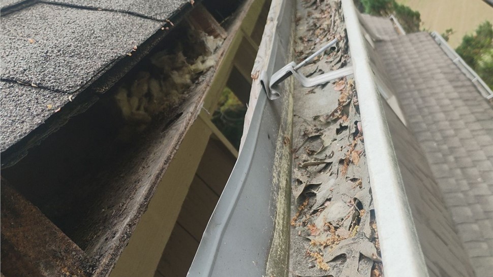 Gutters Project in Smyrna, Georgia by Adamson Roofing Company