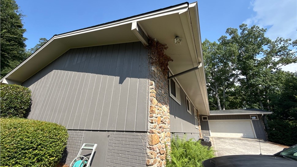 Gutters, Roofing Project in Dunwoody, Georgia by Adamson Roofing Company