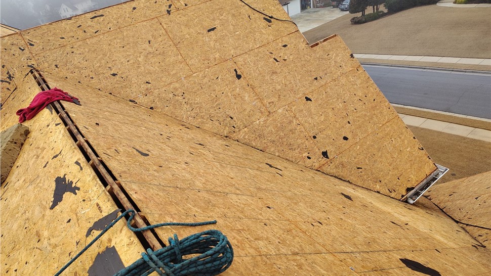 Gutters, Roofing Project in Acworth, Georgia by Adamson Roofing Company