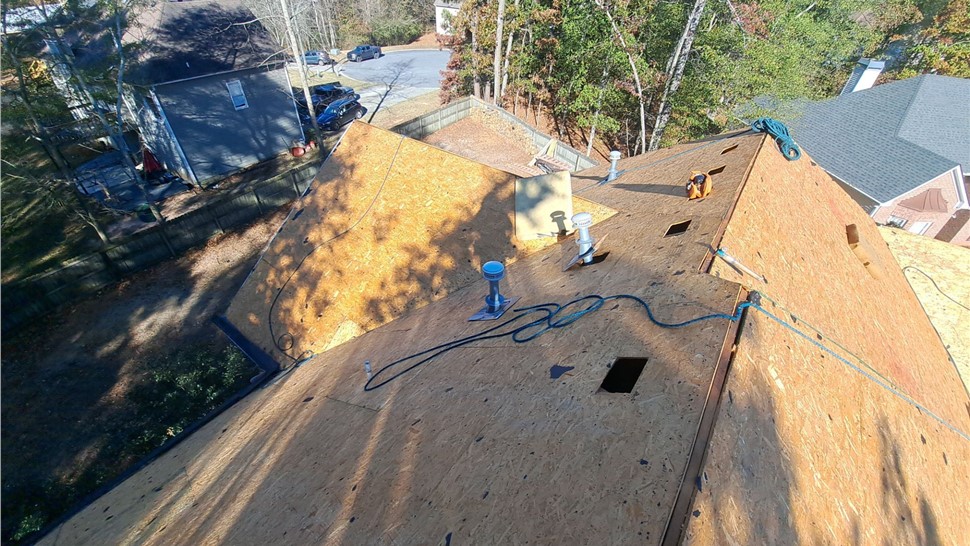Roofing Project in Powder Springs, Georgia by Adamson Roofing Company