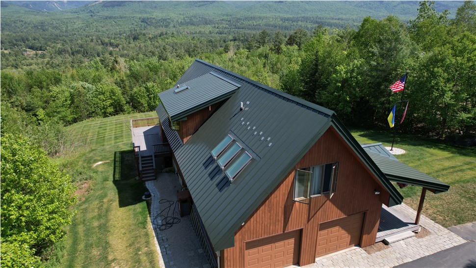 Roofing Project in Franconia, NH by Advanced Metal Roofing