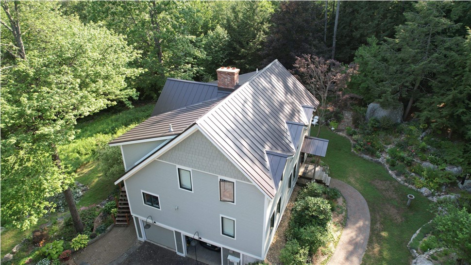 Roofing Project in Meredith, NH by Advanced Metal Roofing