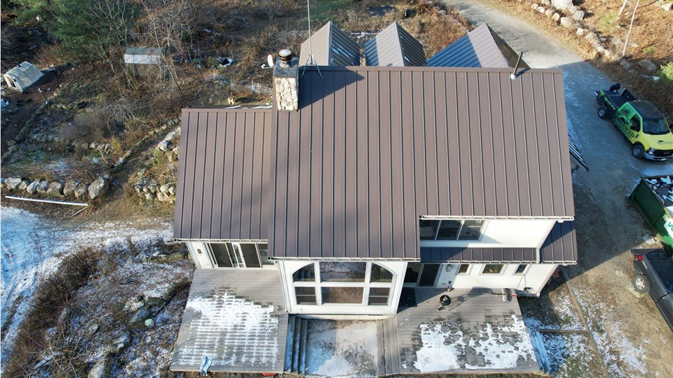Roofing Project in Marlborough, NH by Advanced Metal Roofing