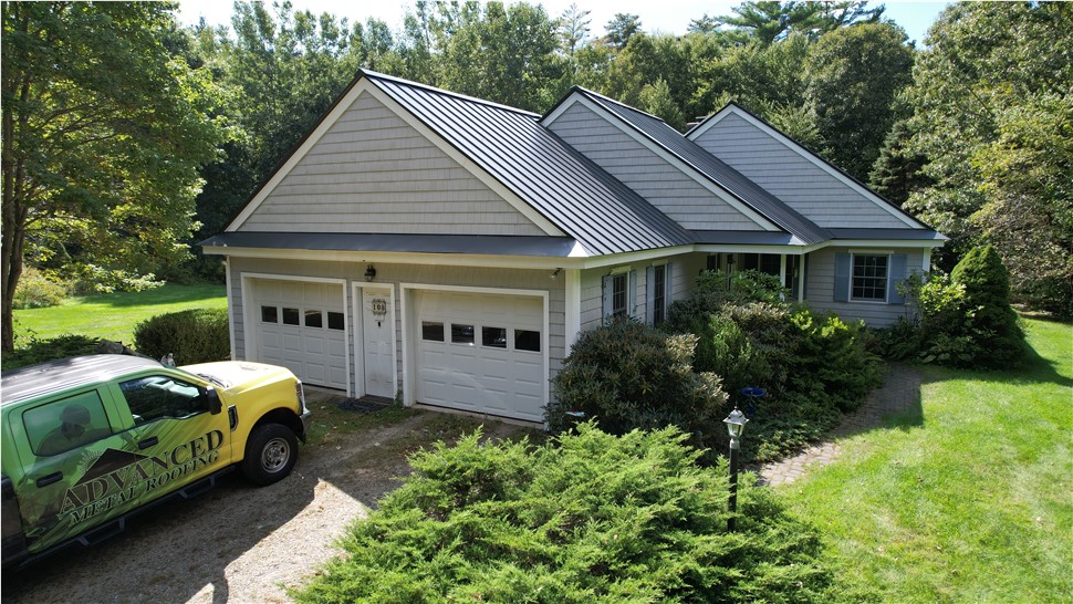 Roofing Project in North Hampton, NH by Advanced Metal Roofing