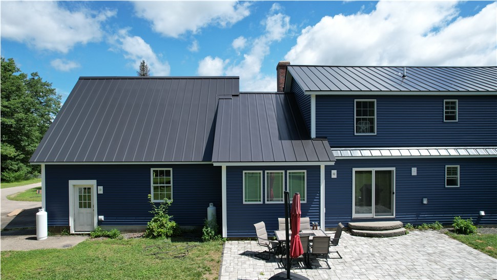 Roofing, Siding Project in Farmington, NH by Advanced Metal Roofing