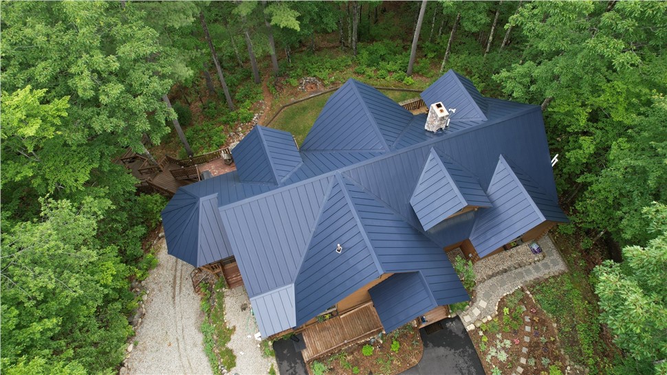 Roofing Project in Acton, Maine by Advanced Metal Roofing