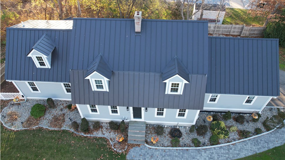 Roofing Project in Hampton, NH by Advanced Metal Roofing