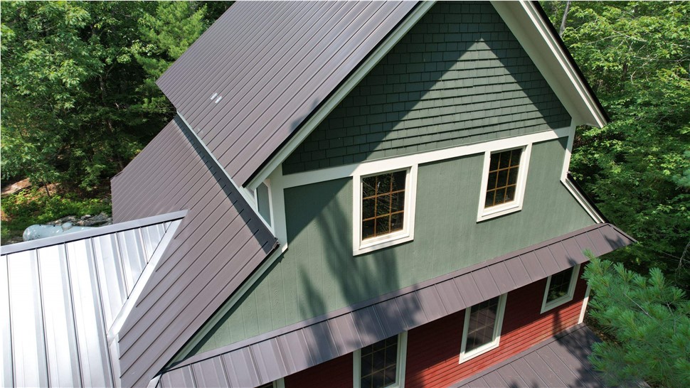 Roofing Project in Meredith, NH by Advanced Metal Roofing