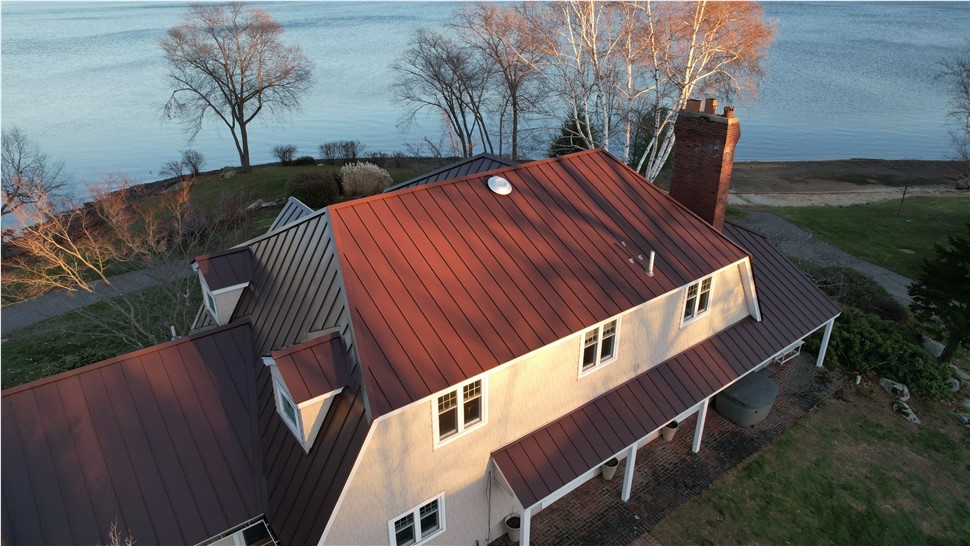 Roofing Project in Strafford, NH by Advanced Metal Roofing