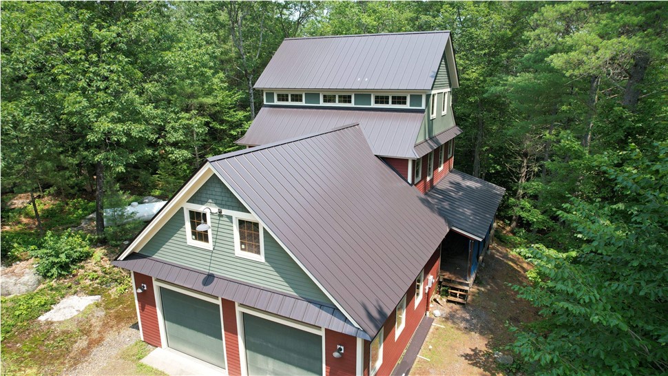 Roofing Project in Meredith, NH by Advanced Metal Roofing