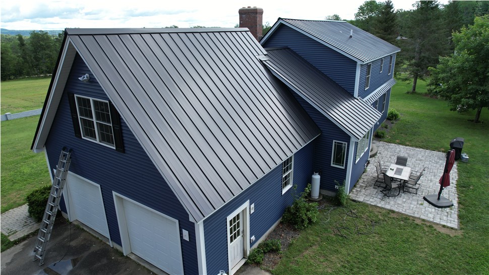 Roofing, Siding Project in Farmington, NH by Advanced Metal Roofing