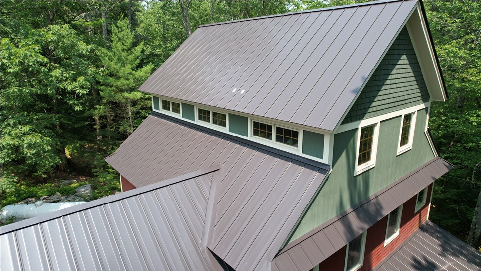 Roofing Project in Meredith, NH by Advanced Metal Roofing