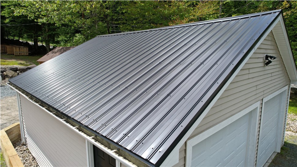 Roofing Project in Andover, NH by Advanced Metal Roofing