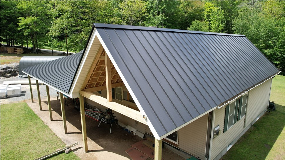 Roofing Project in Andover, NH by Advanced Metal Roofing