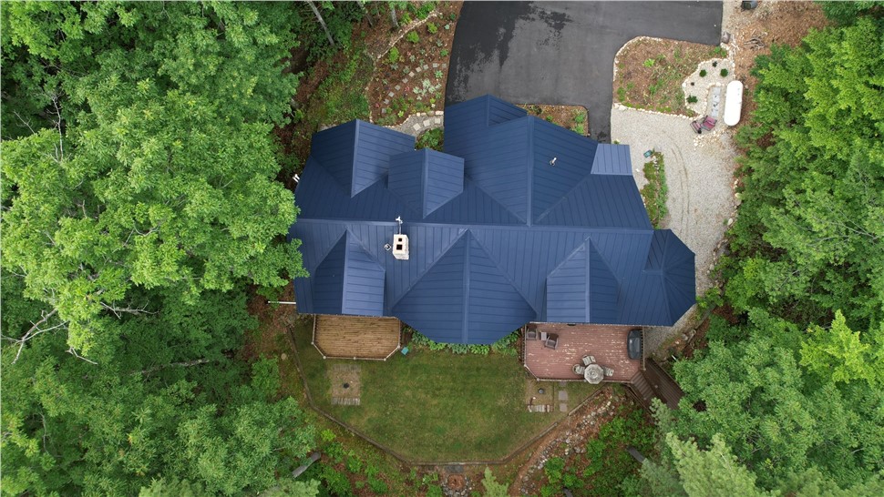 Roofing Project in Acton, Maine by Advanced Metal Roofing